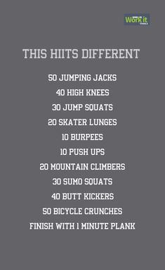 this is an image of a workout poster