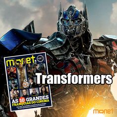 a magazine cover with an image of a transformer
