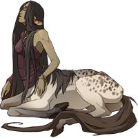 a woman with long hair sitting on the ground next to a dalmatian dog