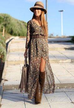 Bohemian Schick, Sukienki Maksi, Spring Outfits 2020, Trendy Fall Fashion, Boho Fashion Fall, Look Boho Chic, Moda Country, Looks Country