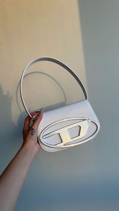 Bags For All Outfits, White Diesel Bag, Off White Bags, White Luxury Bag, Diesel Handbag, White Designer Bag, White Bag Outfit