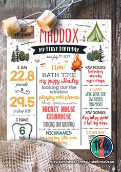 a poster with the words maddox on it and an image of a campfire