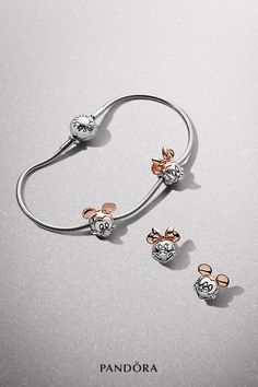 Disney Pandora Bracelet, Disney Pandora, Pandora Bracelet Designs, Pandora Essence, Essence Collection, Sparkling Jewelry, Pandora Jewelry Charms, Pandora Disney, Clothing Outfits