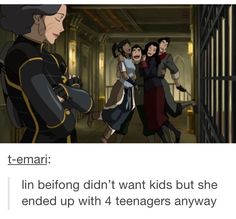 Sokka Toph, Lin Beifong, Avatar Korra