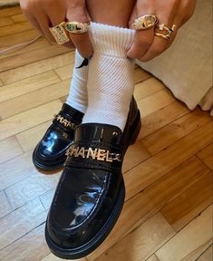 Rick Owens, Chanel Loafers, Shoes World, Sneaker Heels, Style Crush, Shoe Closet, Sneakers Outfit, Dream Shoes, Sock Shoes