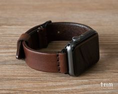 Apple Watch Band 44mm 38mm 40mm 42mm Women Men Leather Watch Band Strap Bracelet Walnut Brown Series Leather Studio, Brown Fits, Space Black, Leather Watch Band, Apple Watch Bands Leather, Bracelet Cuir, Leather Conditioner, Leather Watch Bands, Leather Shops