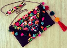 Diy Sac Pochette, Boho Clutch, Blouse Casual Fashion, Diy Bags Purses