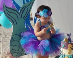 BabyDecoreBoutique - Etsy Ukraine Most Beautiful Images, Sea Theme, Mermaid Birthday, Tutu Skirt, Unique Outfits, Little Princess, Pom Poms