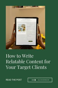 Pin for How to Write Relatable Content for Your Target Clients Client Profile Template, Ideal Client Profile, Building A Business Plan, Ideal Client Avatar, Copywriting Portfolio, Client Profile, Profile Template, Small Business Design, Content Marketing Tools