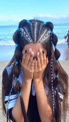 Braids Long, Hairstyles Bubble, Kadeřnické Trendy, Braids Volleyball, Flot Makeup, Bubble Braids, Single Braids