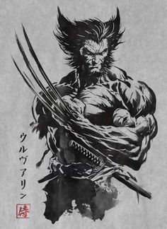 Logan Wolverine Art, Wolverine Snikt, Marvel Art Drawings, Comics Wallpaper, Avengers Poster