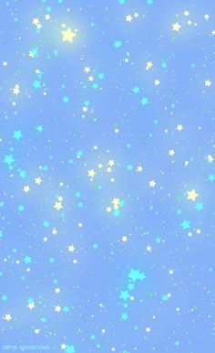blue and white stars in the sky