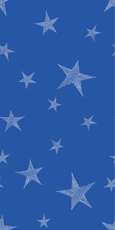 a blue background with white stars on it