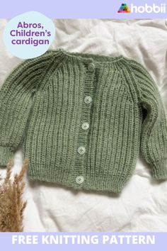 Get started on this DIY project on Abros - Children’s cardigan Knitting  Pattern. SIZE 9-12 months (1-2 years) 2-3 years (3-4 years) 4-5 years (5-6 years) 6-8 years (8-10 years) MEASUREMENTS Length: 29 (31) 33 (35) 41 (43) 45 (47) cm / 11.4 (12.2) 13 (13.75) 16.1 (17) 17.7 (18.5) inches Bust circumference: 60 (64) 66 (72) 76 (80) 83 (86) cm / 23.6 (25.2) 26 (28.3) 30 (31.5) 32.7 (33.9) inches PATTERN INFORMATION Abros cardigan is worked from top to bottom in Brioche. The neck ribbing is worked o Brioche, Free Knitting Patterns For Babies, Cardigan Free Knitting Pattern, Free Baby Sweater Knitting Patterns, Boys Knitting Patterns Free, Baby Cardigan Knitting Pattern Free