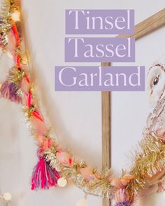 Decorative Tinsel Tassel Garland...