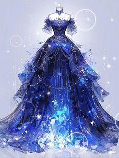 Ball Gowns Fantasy, Dress Sketches