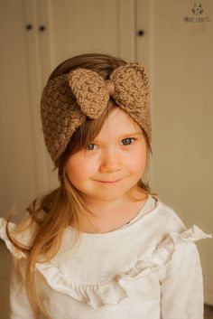 KNITTING PATTERN bow headband Selma newborn baby toddler Earwarmer Knitting Patterns, Headband Knitting Pattern, Ear Warmer Pattern, Bandeau Au Crochet, Ear Warmer Knit, Crochet Headband Tutorial, Headband Knitting, Cable Headband, Kids Headband