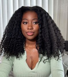 Hair Styles For 4c Natural Hair, Defined Type 4 Hair, Afro Sew In, Curly Hair Black Women Natural, Medium Length Natural Hair, Natural 4c Hair, Curly Sew In, Hair Growth Journey, Hair Growth Oils