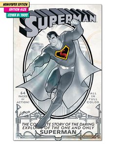 the cover to superman comic book