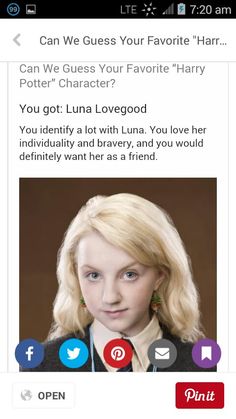 Luna Lovegood, Love People, Love Her