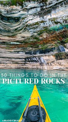 kayaking the caves in the pictured rocks Kayak Pictures, Pictured Rocks Michigan, Munising Michigan, Michigan Camping, Pictured Rocks, Pictured Rocks National Lakeshore, Michigan Road Trip, Minnesota Travel, Michigan Vacations