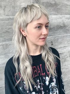 Modern Mullet Women Long, Mullet Styles, Hippie Hair, Texturizer On Natural Hair, Edgy Hair, Haircut And Color, Mullet Hairstyle, Undercut Hairstyles