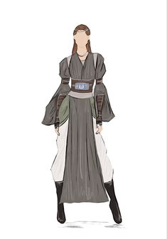 Female Jedi Robes Concept Art, Star Wars Princess Outfit, Jedi Clothing Women, Jedi Inspired Outfit Female, Star Wars Clothes Design, Miraluka Oc, Star Wars Inspired Outfits Men, Star Wars Themed Outfits Women, Starwars Outfit Aesthetic