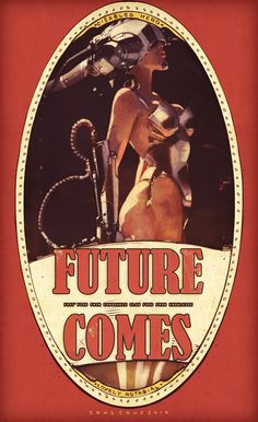 an advertisement for the future comics show