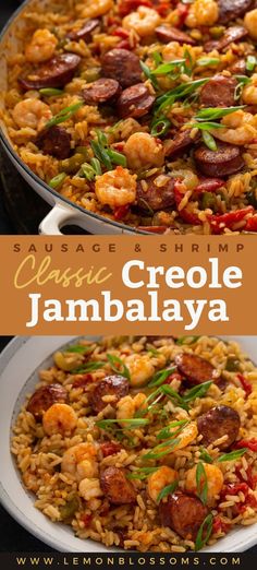 sausage and shrimp jambalaya is an easy, delicious dish to make at home
