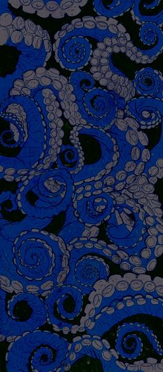an abstract blue and black background with swirls