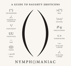 a guide to naught eroticions by nymph maniac