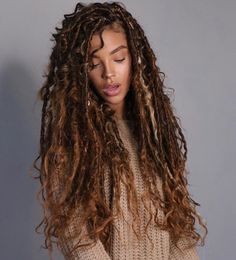 Boho Locs With Curls, Goddess Dreads, Boho Goddess Locs, Boho Locs, Short Box Braids Hairstyles, Protective Hairstyles For Natural Hair, Beautiful Dreadlocks, Goddess Braids Hairstyles