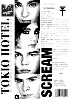 an advertisement for the movie scream