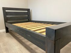 Montessori, Twin Bed Diy, Farmhouse Twin Bed, Diy Farmhouse Bed Frame, Diy Twin Bed Frame, Kids Twin Bed Frame, Diy Platform Bed Frame, Twin Beds For Boys, Diy Twin Bed