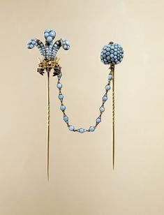 ALFILER DOBLE  DE ORO 1800-1820 INGLATERRA Tie Pin, Regency Jewelry, Victorian Accessories, Museum Of London, Regency Fashion, Stick Pins, Prince Of Wales, Hat Pins