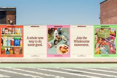 Art direction, copywriting and poster design for Australian online grocer Wholesome designed by Universal Favourite Modular Grid, Visual System, Grid System, Photography Illustration, Identity Art, New Logo, Identity Logo, Brand Strategy, Stop Motion