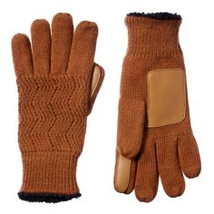 Get into the winter spirit with these men's isotoner lined water repellent chevron knit touchscreen gloves. Get into the winter spirit with these men's isotoner lined water repellent chevron knit touchscreen gloves. FEATURES Lining adds even more warmth so you can stay out in the elements longer Water repellent smartDri® technology helps rain and snow roll right off, so your hands stay drier and warmer Stay connected with smarTouch® technology on thumb and index finger designed to provide superi Snow Roll, Cold Weather Gloves, Fingers Design, Textured Yarn, Index Finger, Touch Screen Gloves, Cold Weather Accessories, Knitted Gloves, Winter Accessories