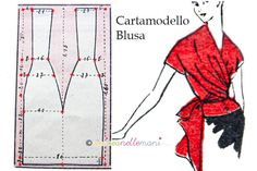 an image of a woman's sewing pattern with the instructions to make her own dress