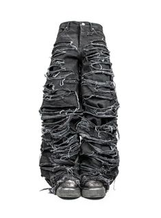 REAPER JEANS BAGGY BLACK DENIM – Paradoxe Paris Diy Clothing, Diy Fashion, The Reaper, Jeans Baggy, Ropa Diy, Looks Street Style, Dream Clothes, Black Denim