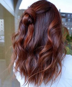 Auburn Hair, Copper Hair For Brunettes, Brunette To Red Hair Balayage, Hair Color Ideas For Auburn, Red Balayage Hair, Hair Color Auburn, Red Hot Chili Peppers, Brown Blonde Hair, Hair Color And Cut