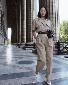 18 Core Pieces for Your Summer Work Wardrobe Jumpsuit Outfit Summer, Tiffany Hsu, Summer Work Wardrobe, Parka Outfit, Instagram Fashion Outfits, Capsule Wardrobe Work, 30 Outfits, Minimalist Capsule Wardrobe, Summer Work
