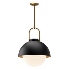 Alora Mood Harper Large Pendant Harper Large Pendant by Alora Mood - PD507216MBOP Alora Lighting, Luminaire Mural, Kitchen Pendants, Classic Metal, Black Pendant, Globe Pendant, Joss And Main, Galvanized Steel, Ceiling Light Fixtures