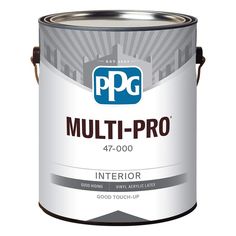 a white paint can with the words multi - pro on it