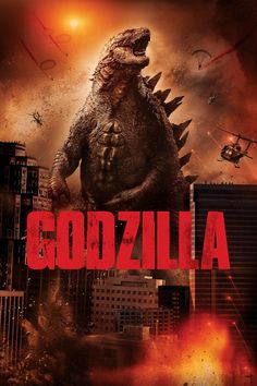 godzilla 3d movie poster with an angry godzilla