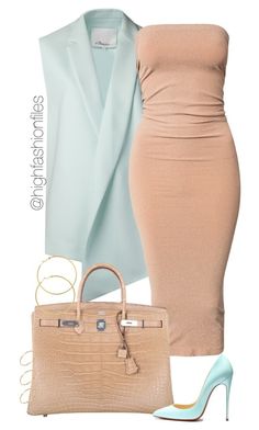 "Nude x Pastel" by highfashionfiles ❤ liked on Polyvore Outfits For Women, Outfit Casual, Fashion Mode, Women's Clothes