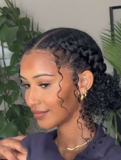 20 NATURAL HAIRSTYLE FOR BLACK WOMEN - valbujo Hairstyle Ideas For Short Curly Hair Black Women, Curly Braided Styles, Black Woman Hairstyle Ponytails, Natural Braided Curly Hairstyles, Profesional Curly Hair Styles, Curly Hairstyles Biracial Hair, Two Stranded Twist Natural Hair, Low Curly Ponytail Natural Hair, Medium Length 4c Natural Hairstyles