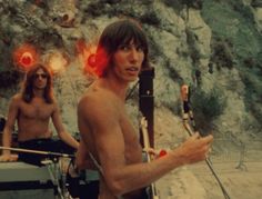 Richard Wright & Roger Waters,  St. Tropez, August 1970.