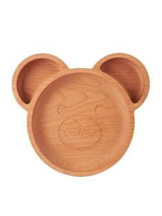 Wood Life Project Wooden Bear Plate Weston Table Kids Plate, Vegan Store, Kids Meal, Baby Plates, Kids Plates, Wooden Bear, Eco Friendly Baby, Cardboard Packaging, Wooden Plates