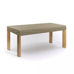 an image of a table that is covered with a cover on it's legs