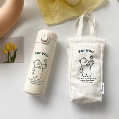 Cute stainless steel thermos | Buy from Planter&Co Korean Coffee, Pola Kotak, Trendy Water Bottles, Botol Air, Cute Water Bottles, Stainless Steel Thermos, Pola Kartu, Cute Stationary, Vacuum Flask